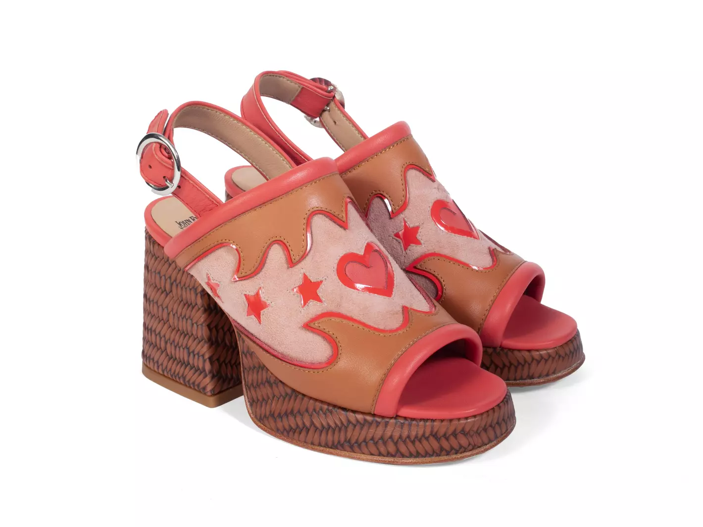 John Fluevog Riverdale Talon à Plateforme Avec Bride Arrière