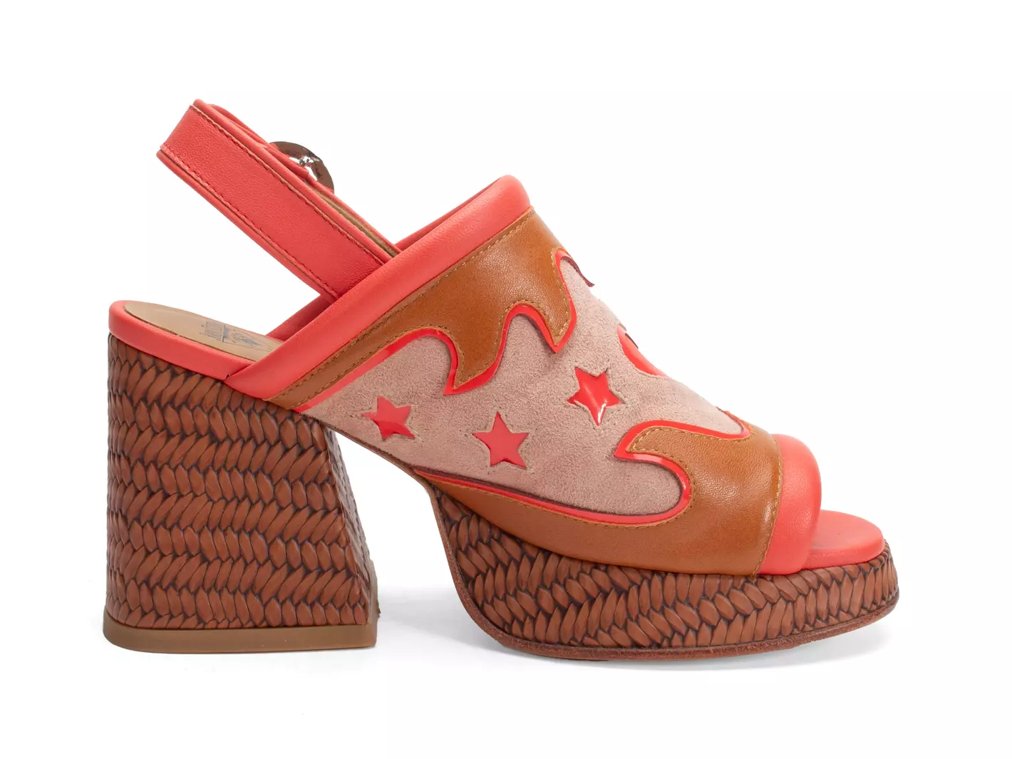 John Fluevog Riverdale Talon à Plateforme Avec Bride Arrière