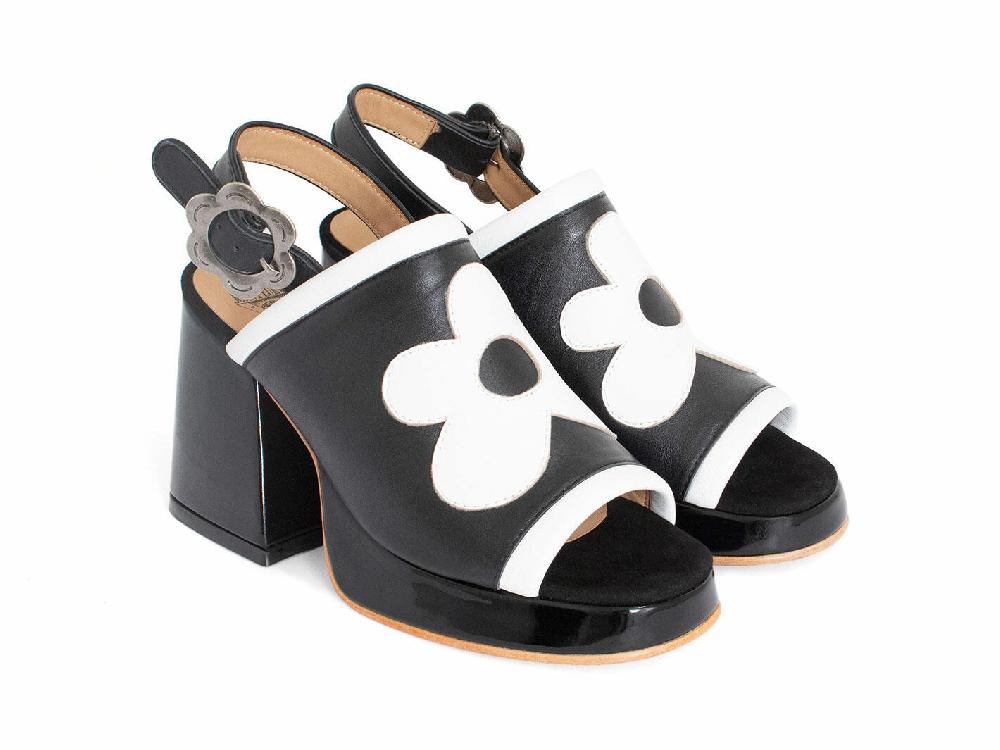 John Fluevog Riverdale Talon à Plateforme Avec Bride Arrière