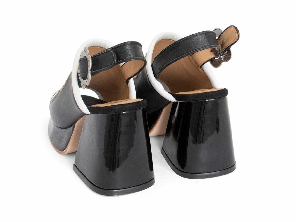 John Fluevog Riverdale Talon à Plateforme Avec Bride Arrière