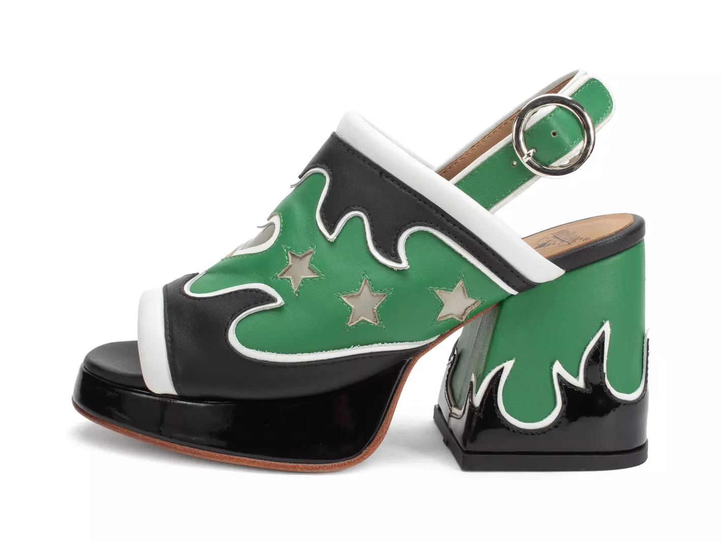 john fluevog Riverdale Talon à plateforme avec bride arrière