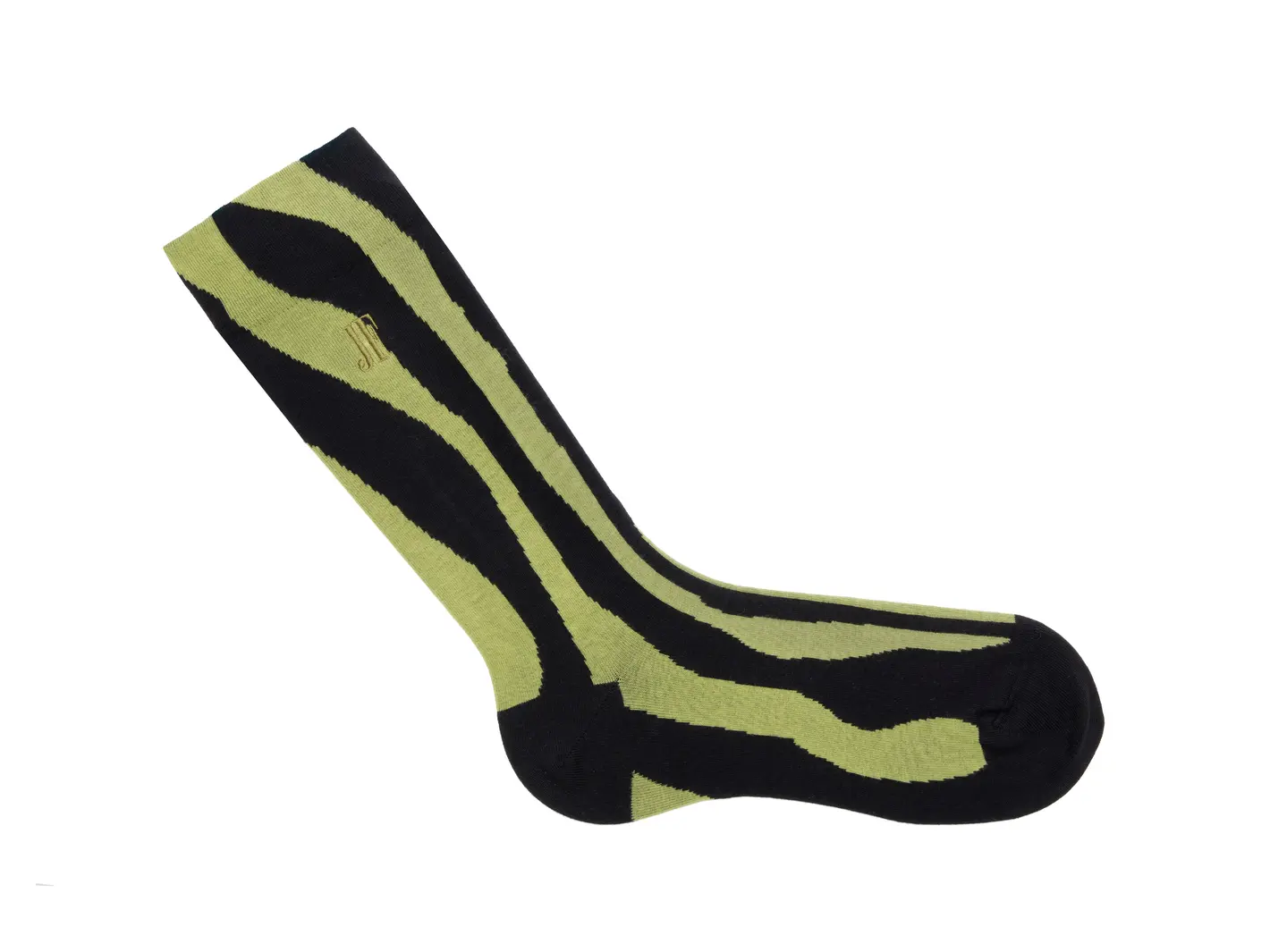 John Fluevog Rogue Vog Socks Chaussette à Ligne Sinueuse Colorée