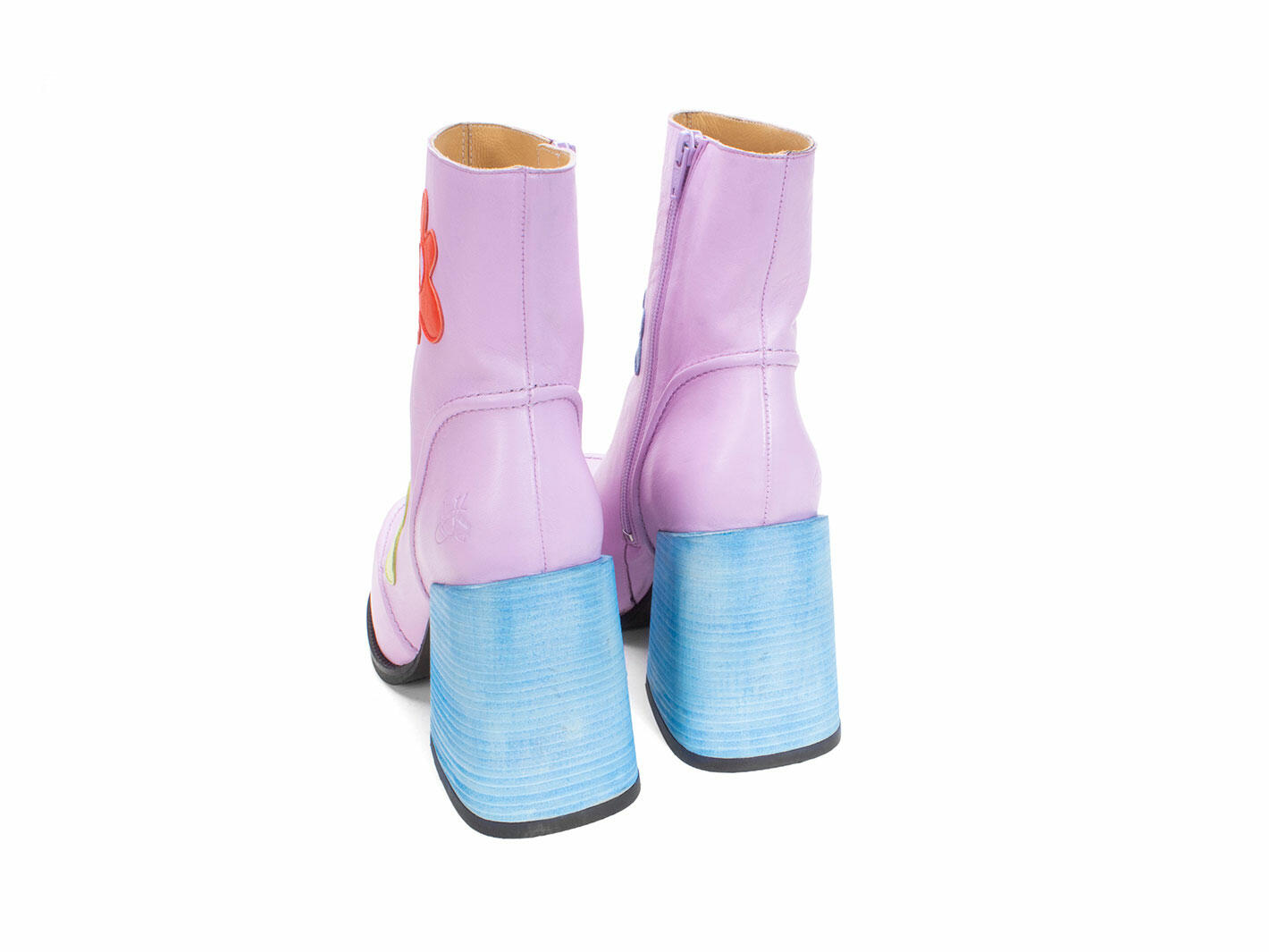 John Fluevog Rory Bottillon Fleuri à Fermeture à Glissière