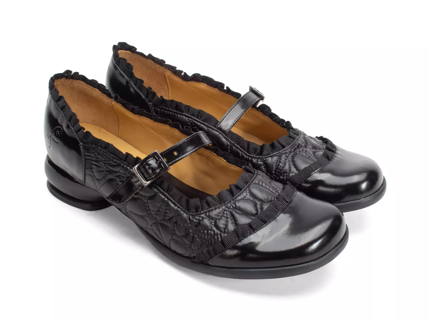 John Fluevog Sandz Charles IX Avec Surpiqûre Et Volants