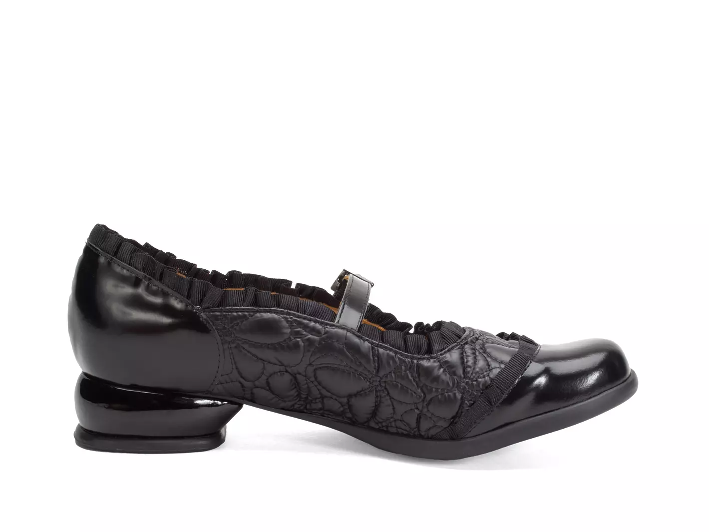 John Fluevog Sandz Charles IX Avec Surpiqûre Et Volants