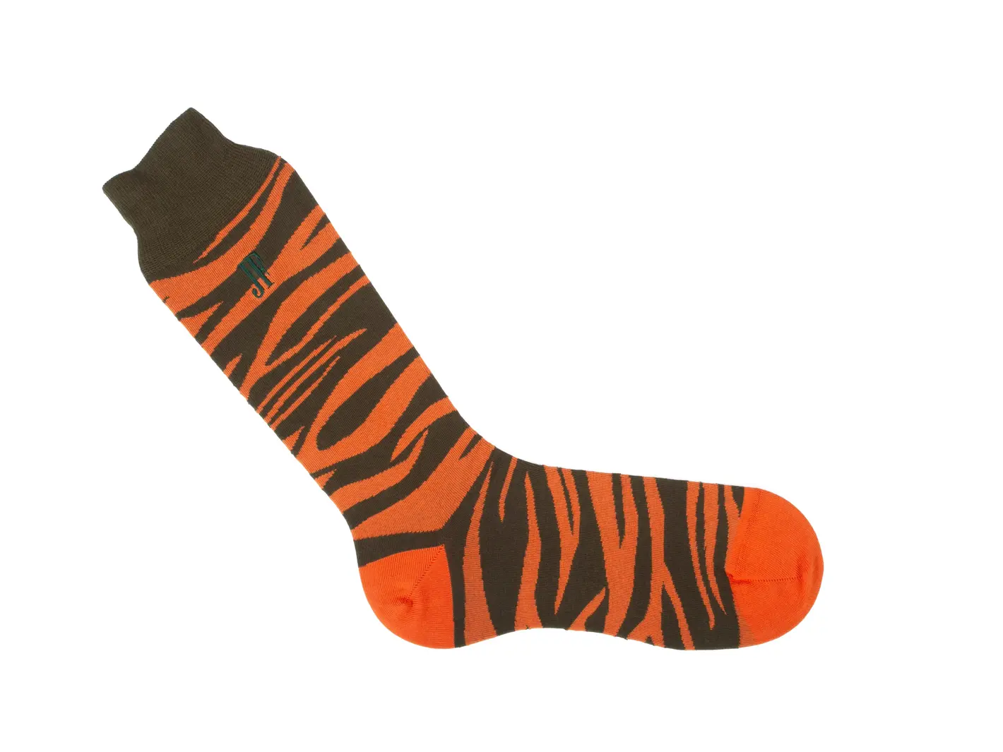 John Fluevog Sargent Vog Socks Chaussette à Motif Zébré