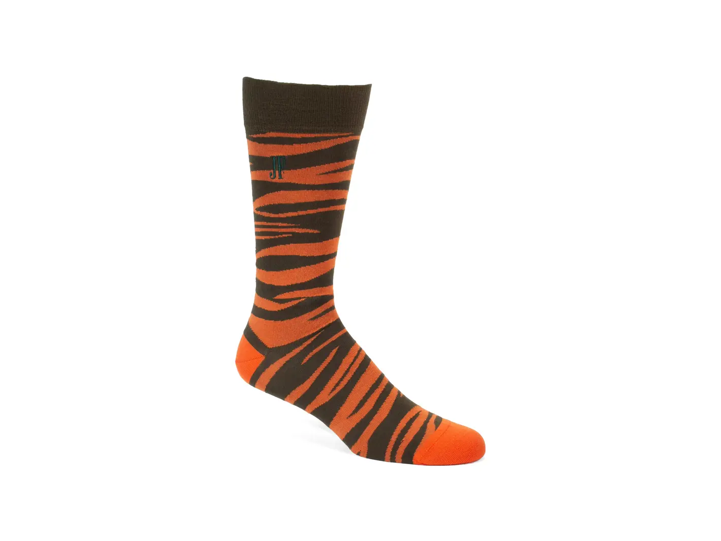 john fluevog Sargent Vog Socks Chaussette à motif zébré