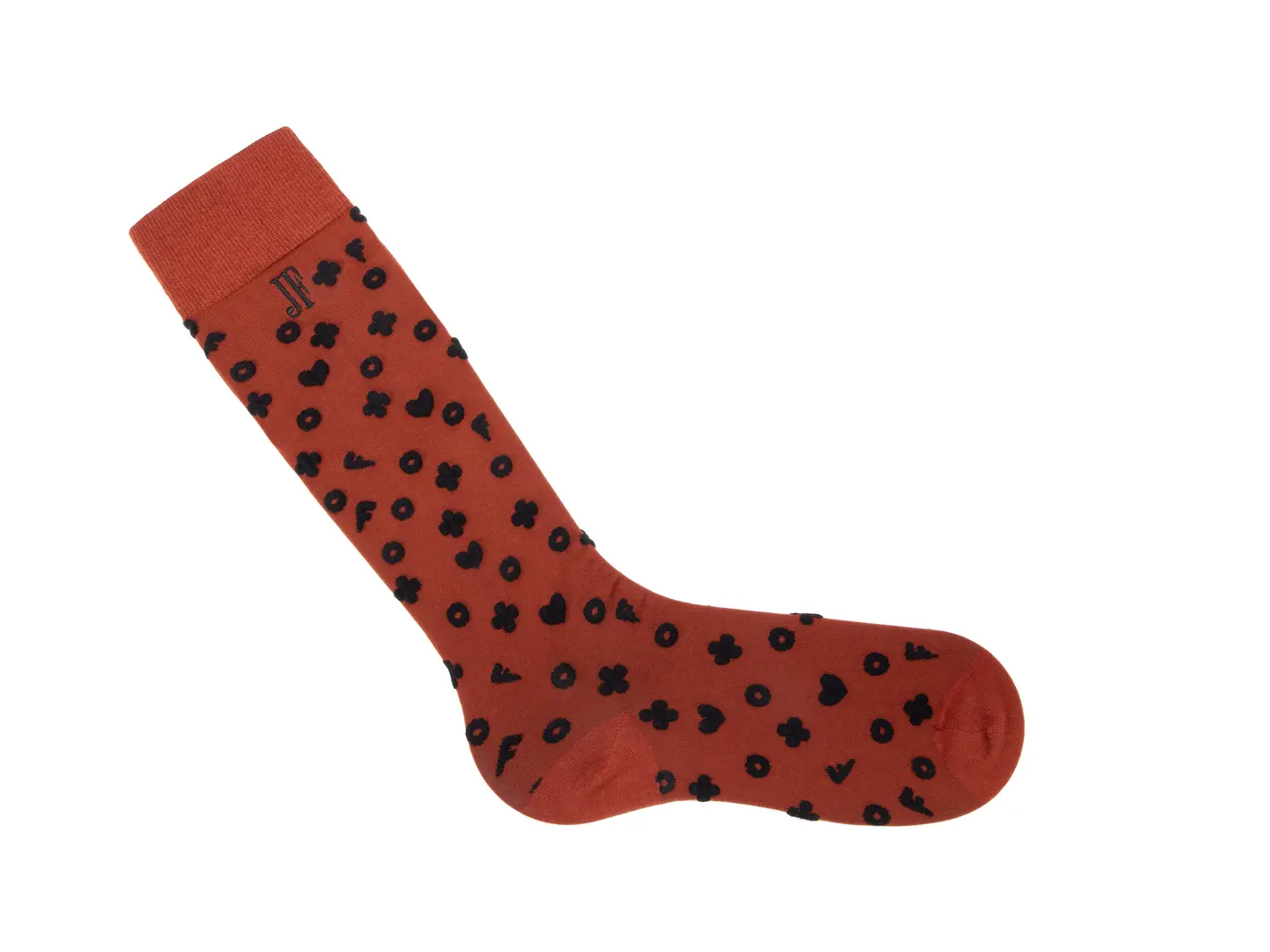 John Fluevog Soki Chaussette Au Genou à Motifs Duveteux