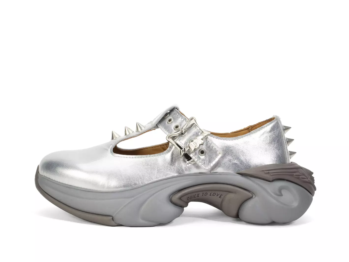 john fluevog Sparky Salomé épineux à semelle sportive