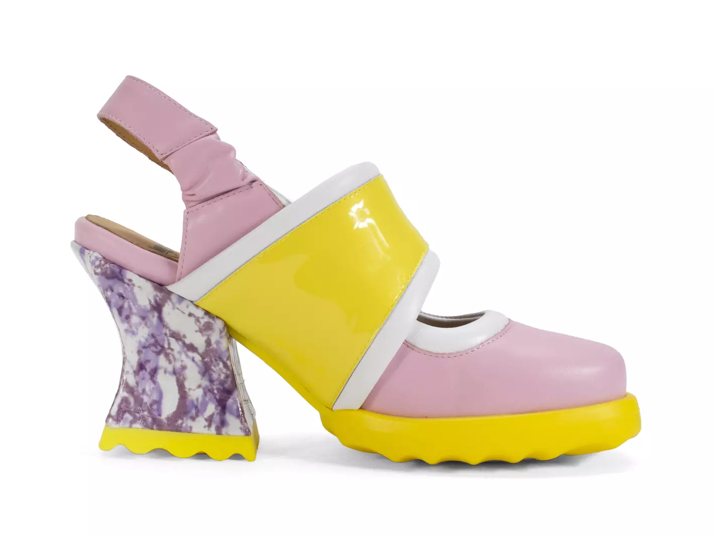 John Fluevog Stanica Talon Avec Bride Arrière Large