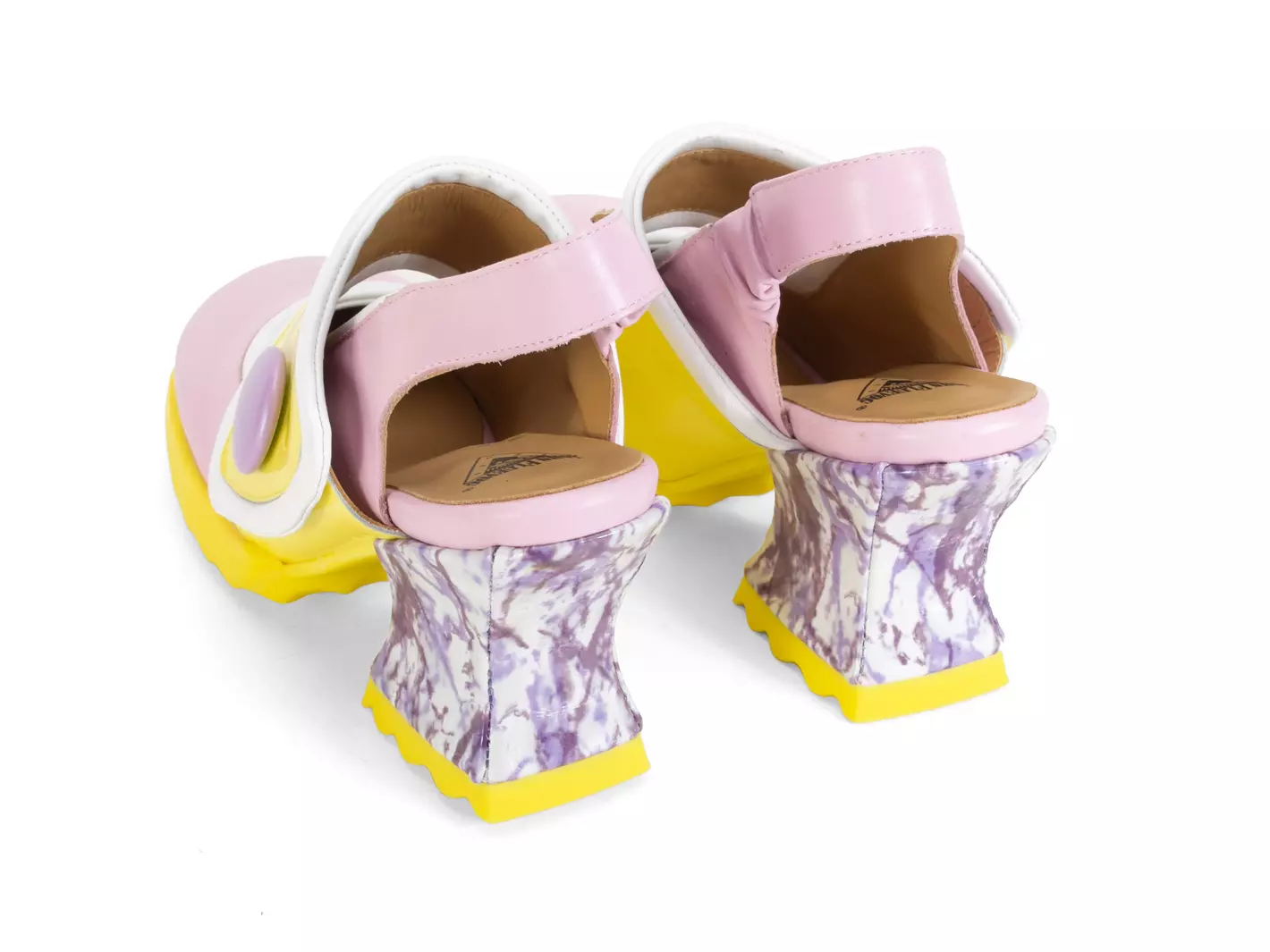 John Fluevog Stanica Talon Avec Bride Arrière Large