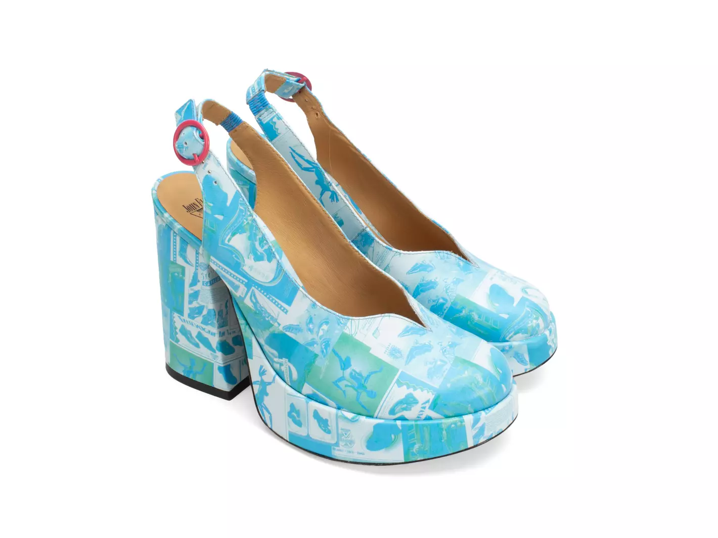 John Fluevog Ternura Talon à Plateforme Avec Bride Arrière