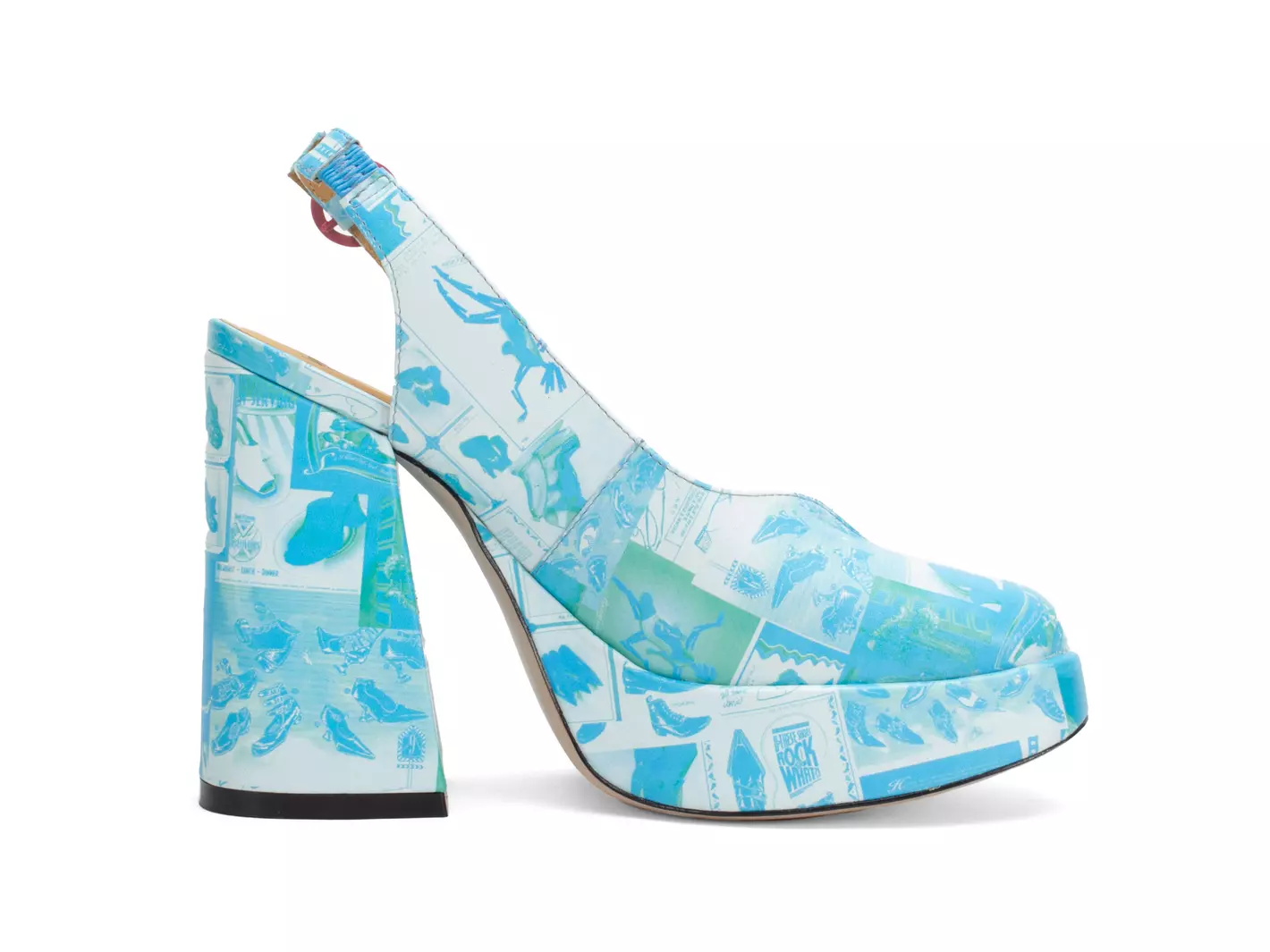 John Fluevog Ternura Talon à Plateforme Avec Bride Arrière