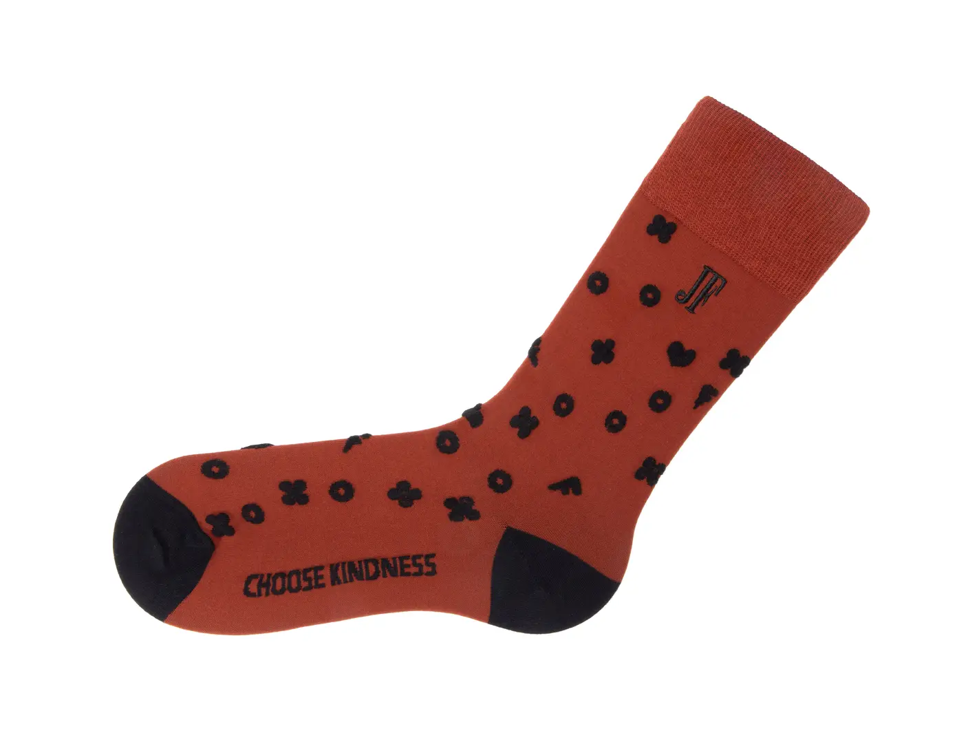 John Fluevog Timmy Vog Socks Chaussette à Logos Duveteux