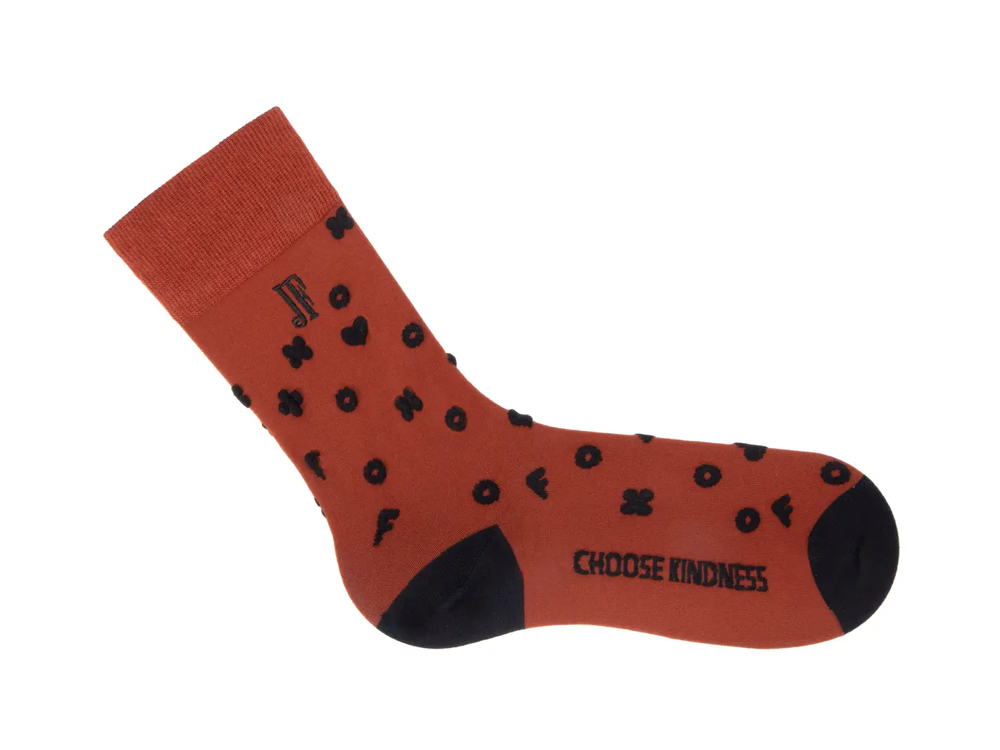 John Fluevog Timmy Vog Socks Chaussette à Logos Duveteux