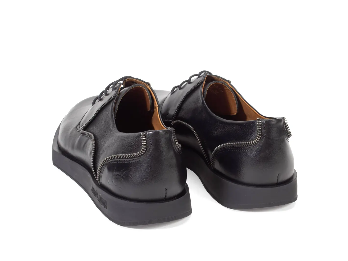 John Fluevog Trig Chaussure Lacée Avec Fermetures à Glissière Décoratives