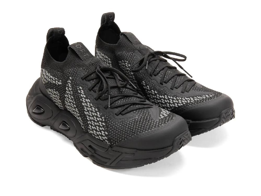 John Fluevog Velocity Prism Chaussure De Sport En Tricot Respirant