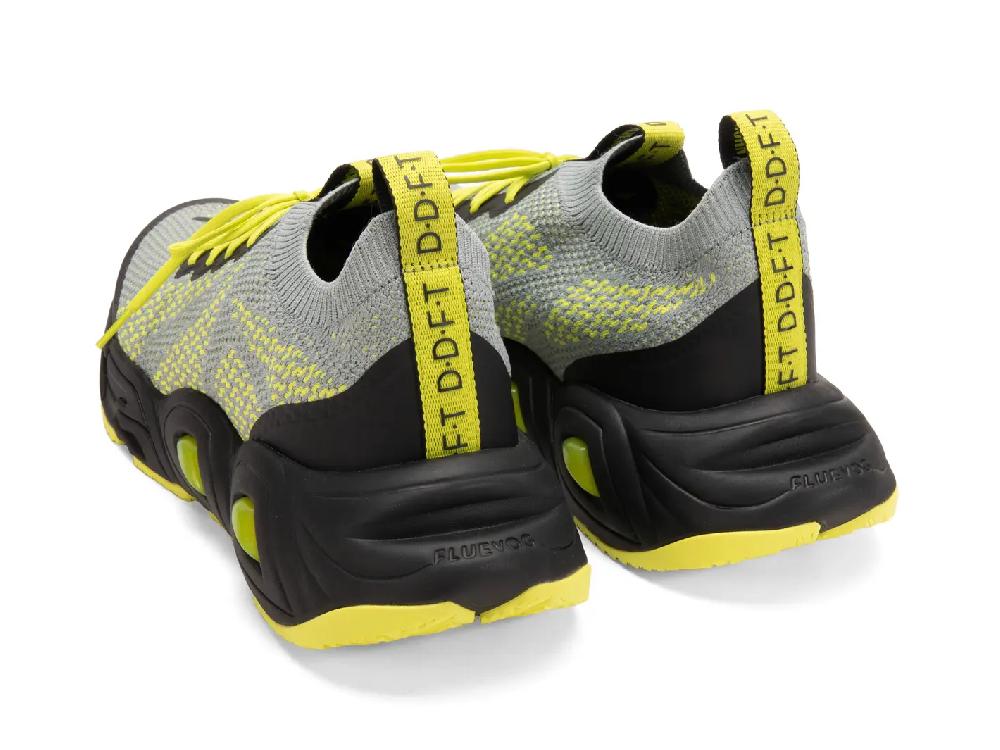 John Fluevog Velocity Prism Chaussure De Sport En Tricot Respirant