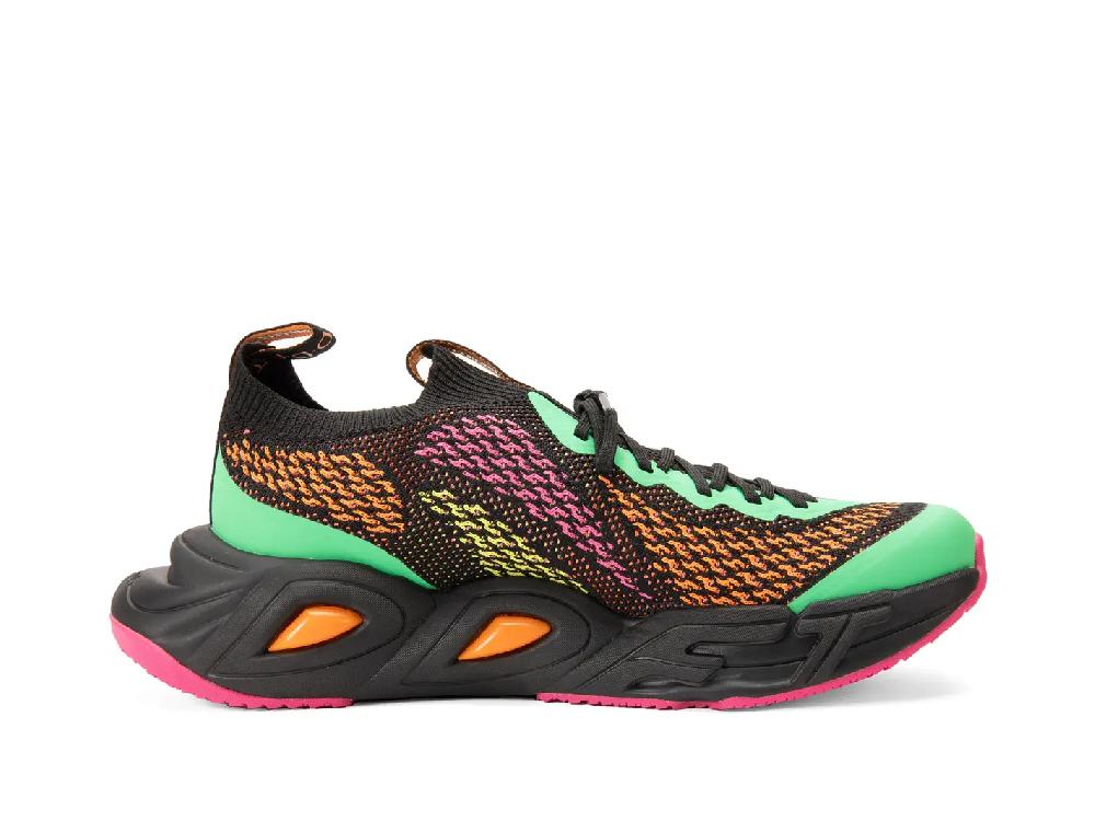 John Fluevog Velocity Prism Chaussure De Sport En Tricot Respirant