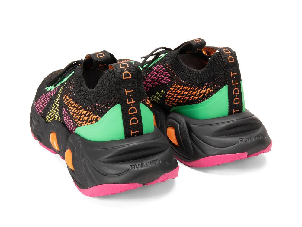 John Fluevog Velocity Prism Chaussure De Sport En Tricot Respirant