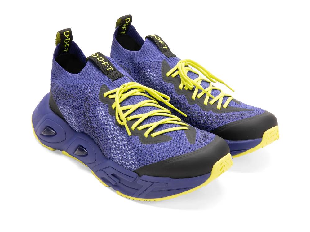 John Fluevog Velocity Prism Chaussure De Sport En Tricot Respirant