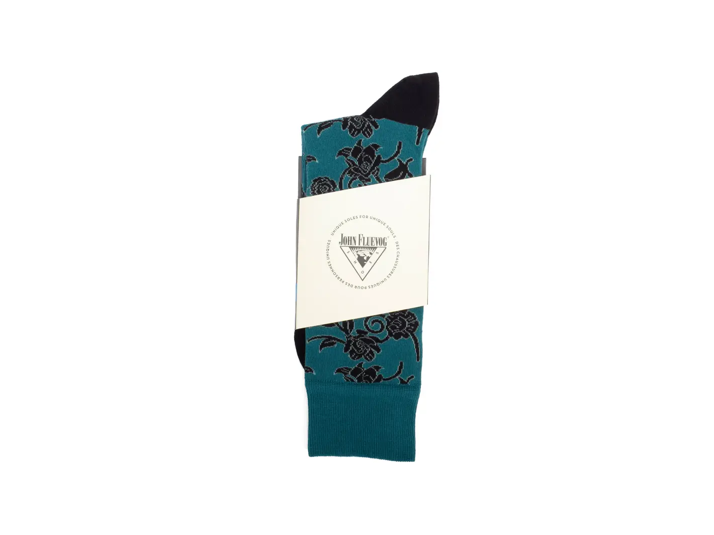 John Fluevog Xay Xay Vog Socks Chaussette à Motif De Fleurs