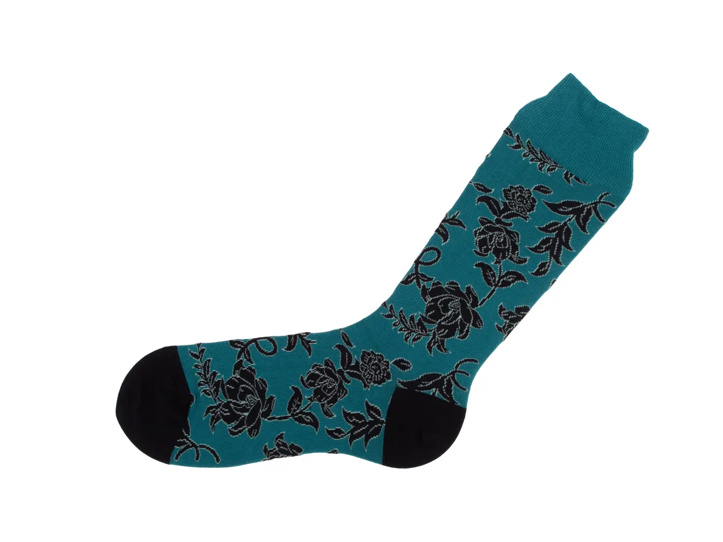 John Fluevog Xay Xay Vog Socks Chaussette à Motif De Fleurs