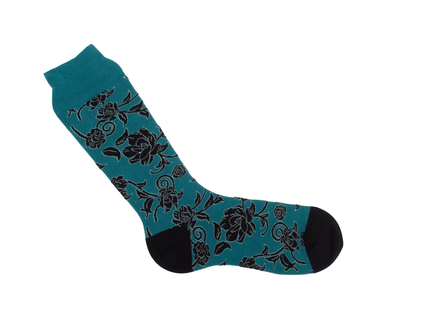 John Fluevog Xay Xay Vog Socks Chaussette à Motif De Fleurs