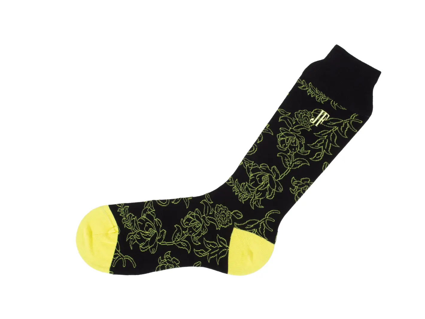 John Fluevog Xay Xay Vog Socks Chaussette à Motif De Fleurs