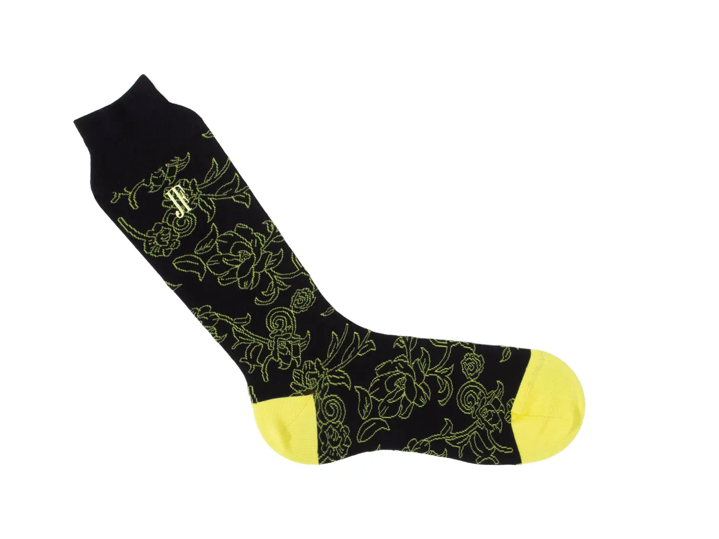 John Fluevog Xay Xay Vog Socks Chaussette à Motif De Fleurs