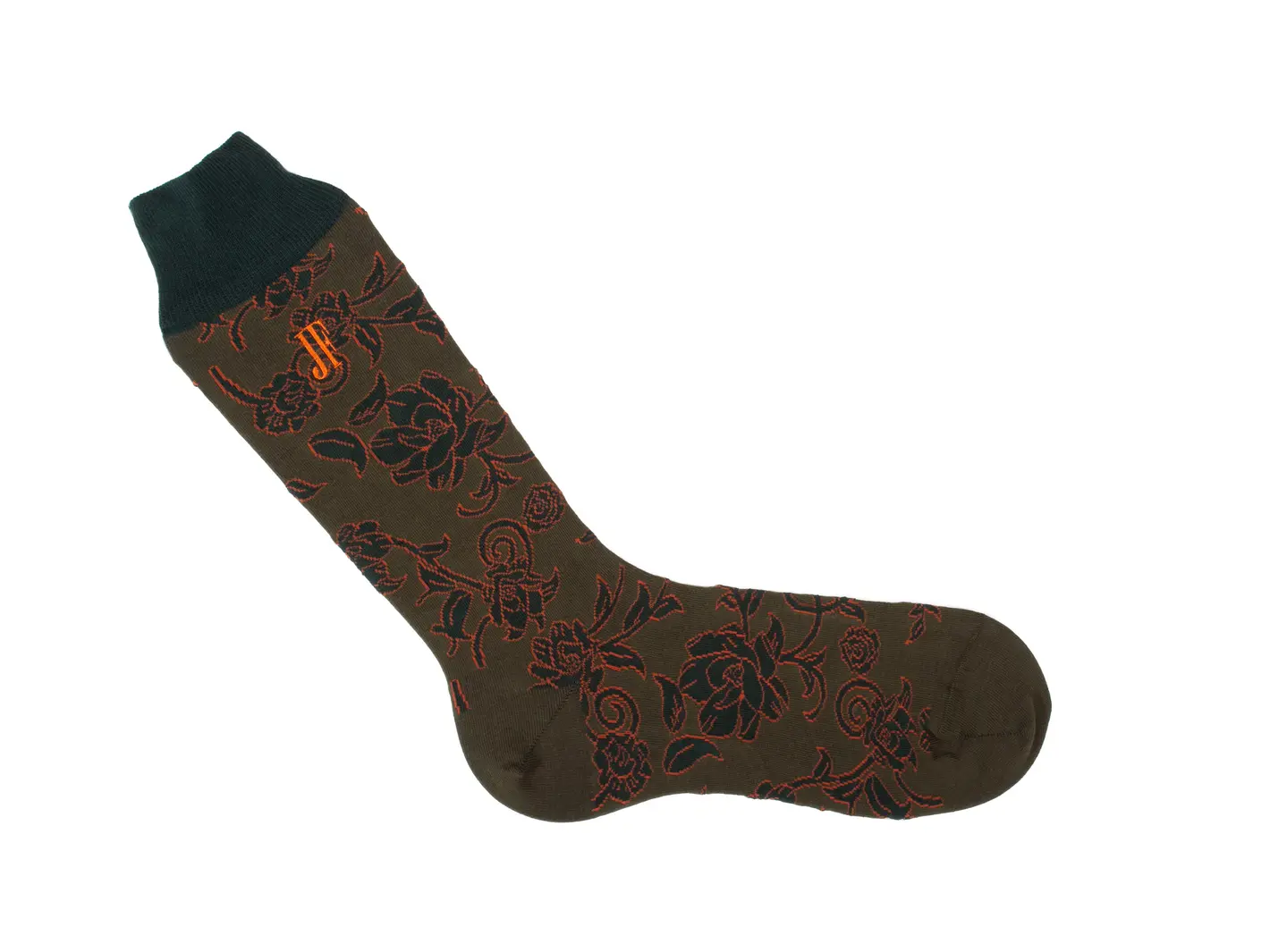 John Fluevog Xay Xay Vog Socks Chaussette à Motif De Fleurs
