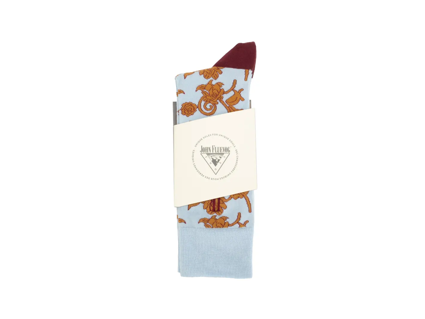 John Fluevog Xay Xay Vog Socks Chaussette à Motif De Fleurs