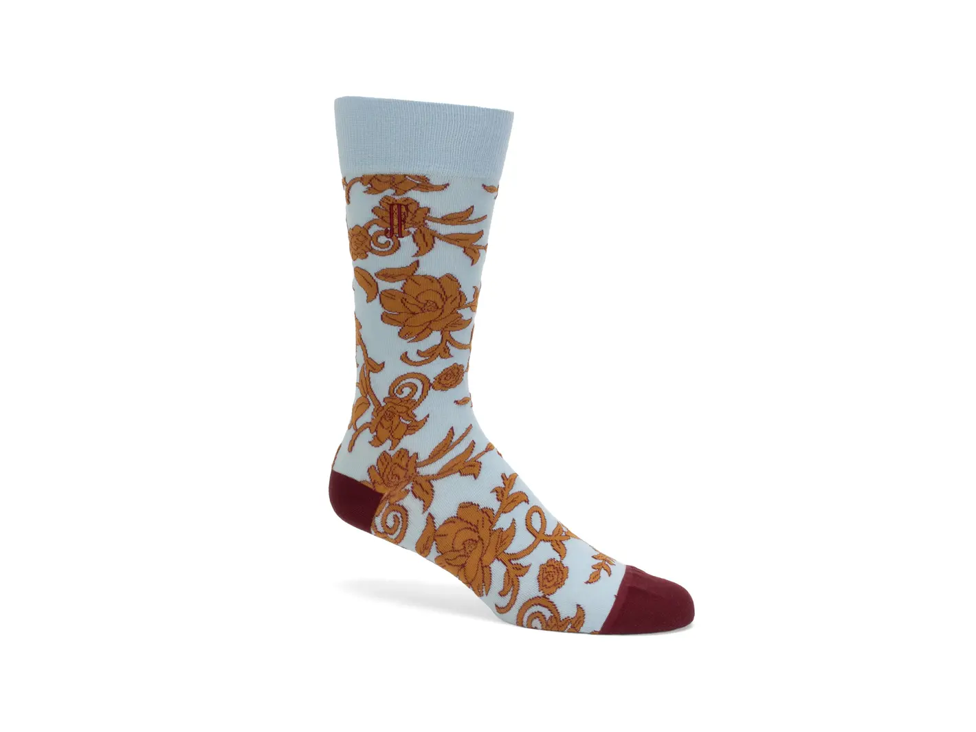 john fluevog Xay Xay Vog Socks Chaussette à motif de fleurs