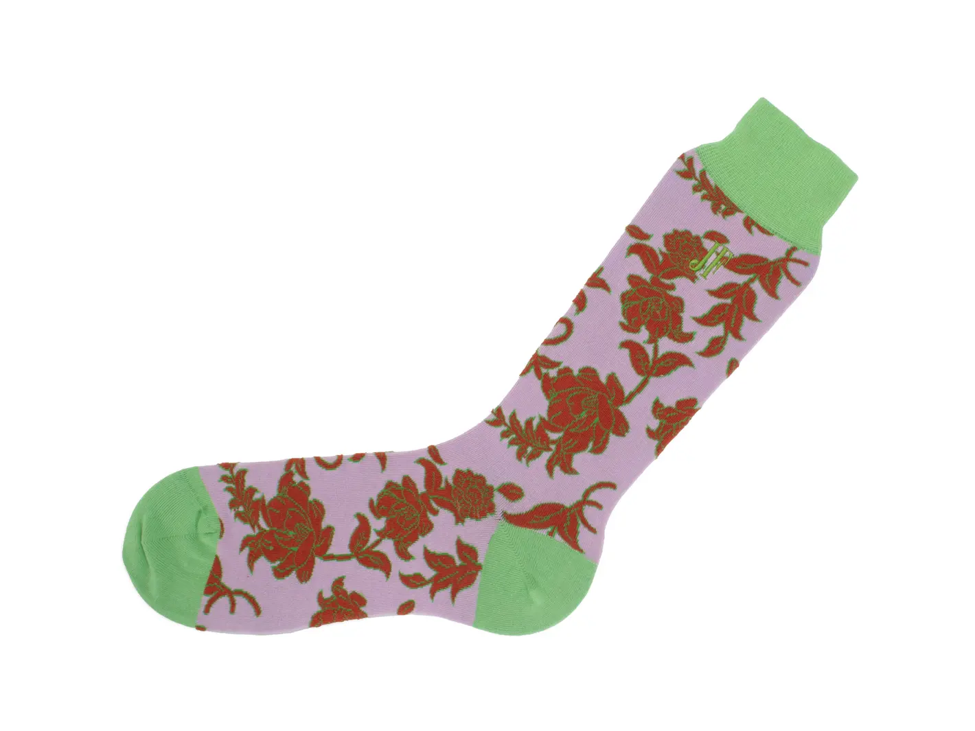 John Fluevog Xay Xay Vog Socks Chaussette à Motif De Fleurs