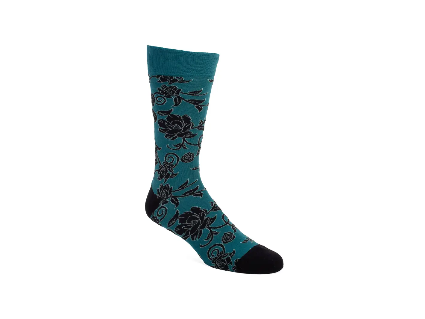 john fluevog Xay Xay Vog Socks Chaussette à motif de fleurs