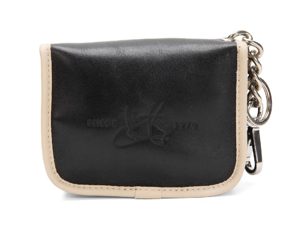 John Fluevog Zappy Keychain Wallet With Bow Closure