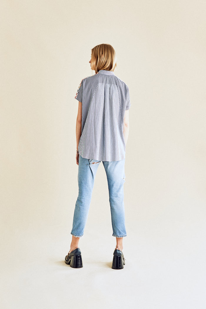 Jour Né Chemise Vichy Navy