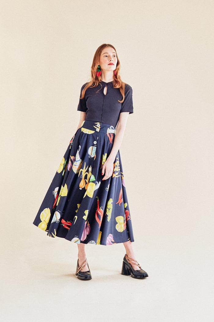 jour né Petite maille navy