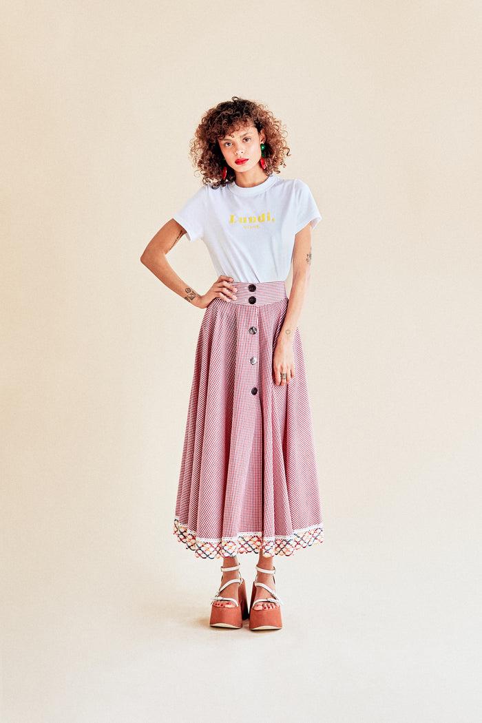 Jour Né Tee Shirt JOUR Blanc