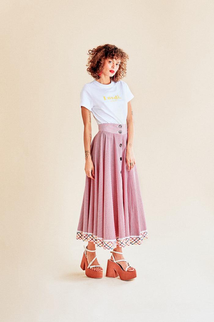 Jour Né Tee Shirt JOUR Blanc