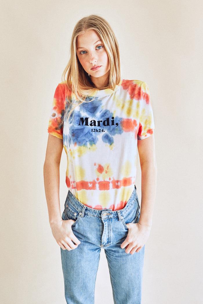 jour né Tee shirt JOUR tie & dye