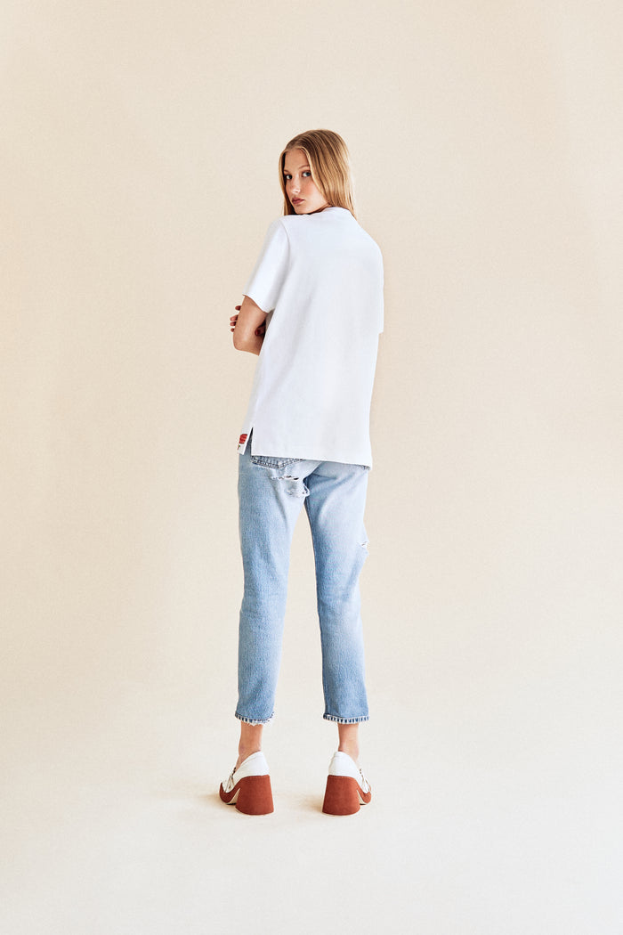 jour né Teeshirt imprimé légumes méditerranéen