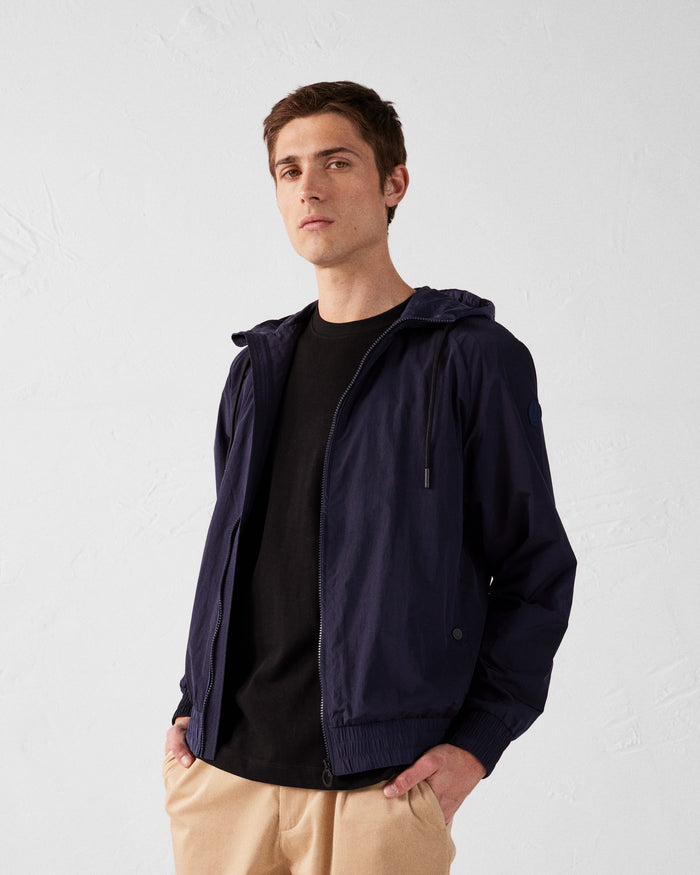 just Over The Top Blouson Coupe-vent Léger à Capuche Marine Storm