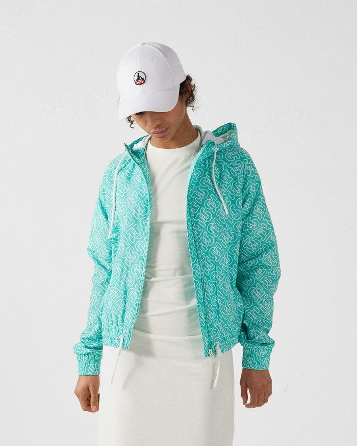 Just Over The Top Blouson Coupe-vent Léger à Capuche Mono Lagon Alize Monogram