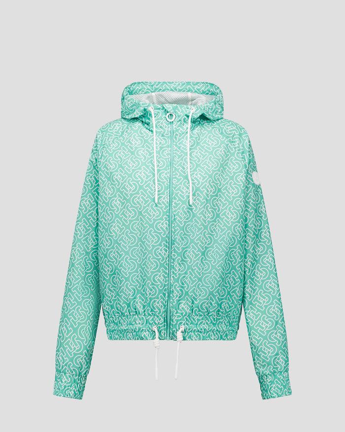 just over the top Blouson coupe-vent léger à capuche Mono lagon Alize monogram