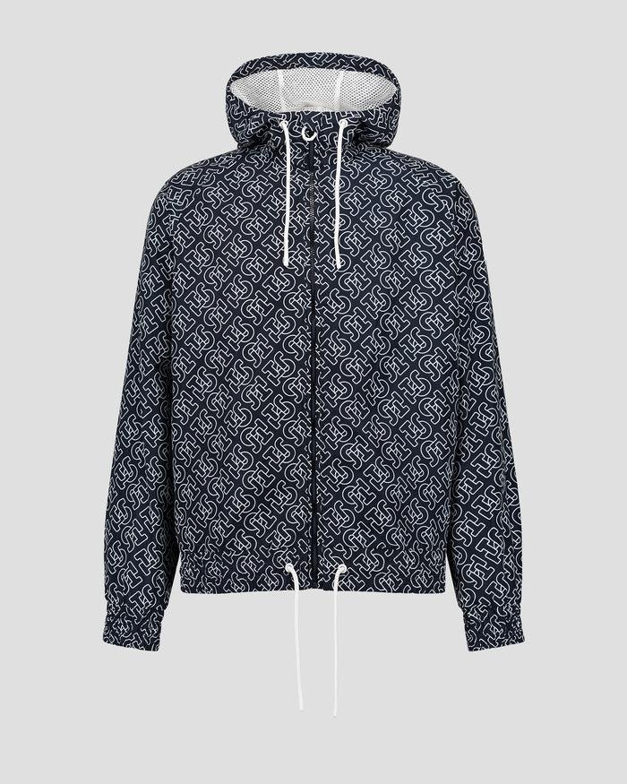 just over the top Blouson coupe-vent léger à capuche Mono marine Storm monogram