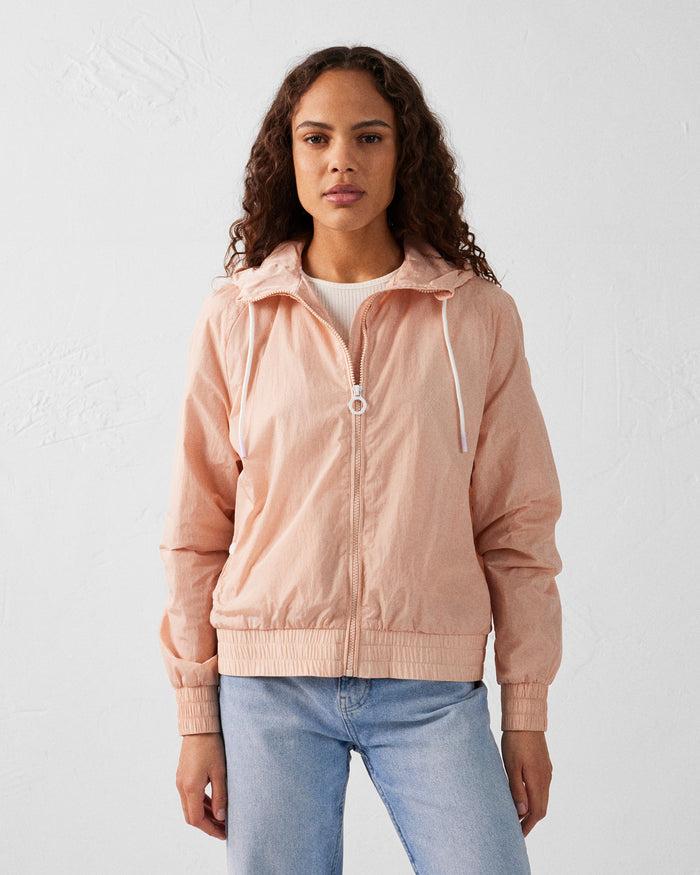 Just Over The Top Blouson Coupe-vent Léger à Capuche Pêche Clair Alize
