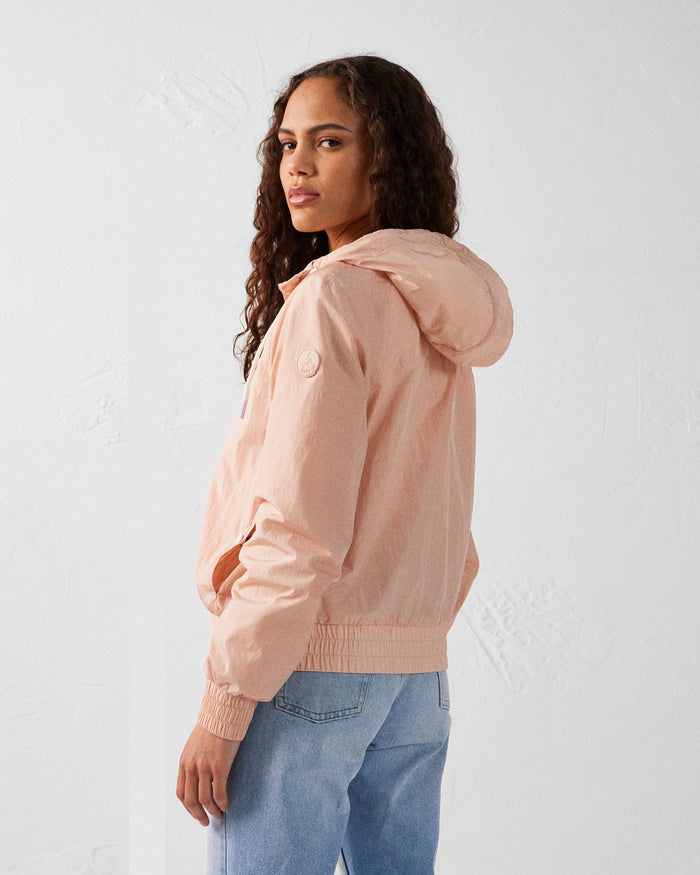 Just Over The Top Blouson Coupe-vent Léger à Capuche Pêche Clair Alize