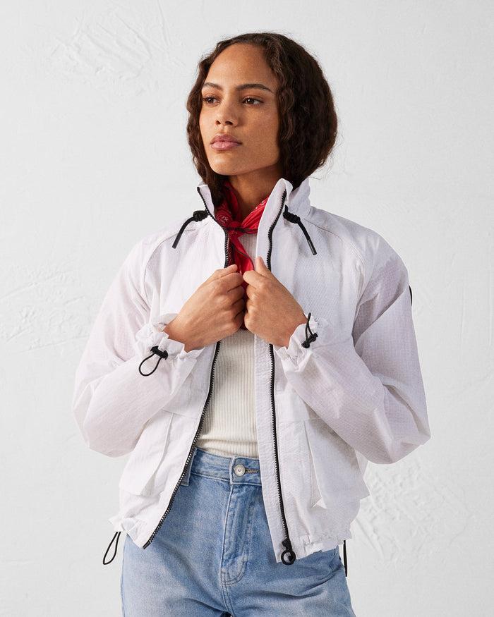 Just Over The Top Blouson Coupe-vent Léger Blanc Edge