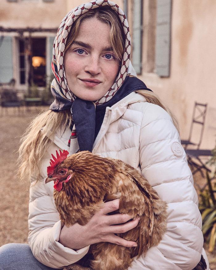 Just Over The Top Doudoune à Capuche Stretch Légère Argile Salma